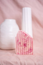 Load image into Gallery viewer, Peppermint Swirl Goat Milk Soap SQUARE
